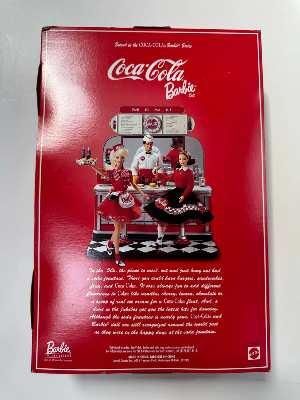 1999 NRFB Vintage Coca Cola Barbie